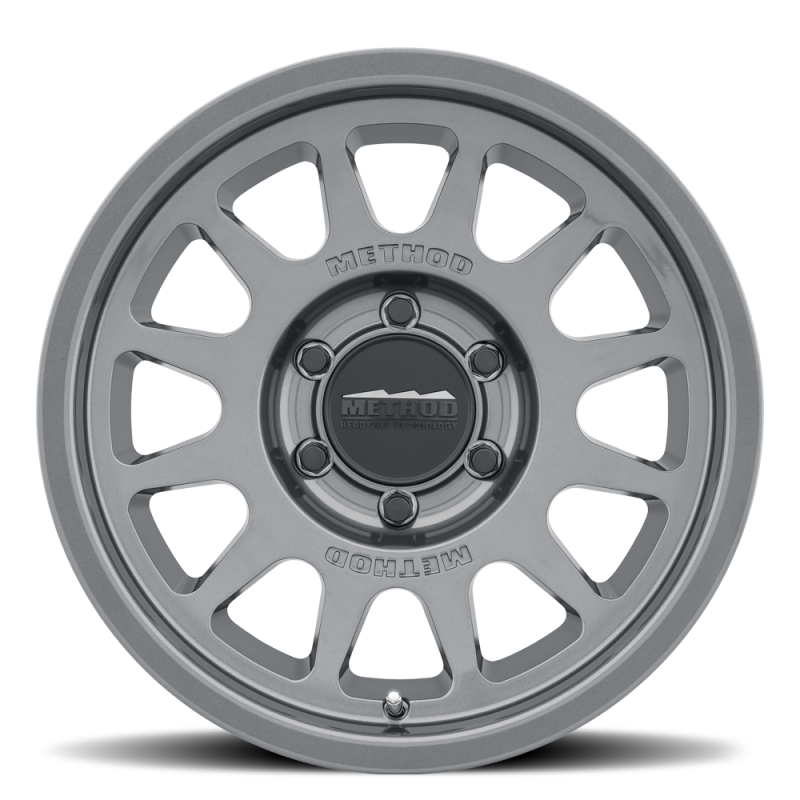 Method MR703 Bead Grip HD 18x9 +40mm Offset 6x5.5 95.25mm CB Gloss Titanium Wheel