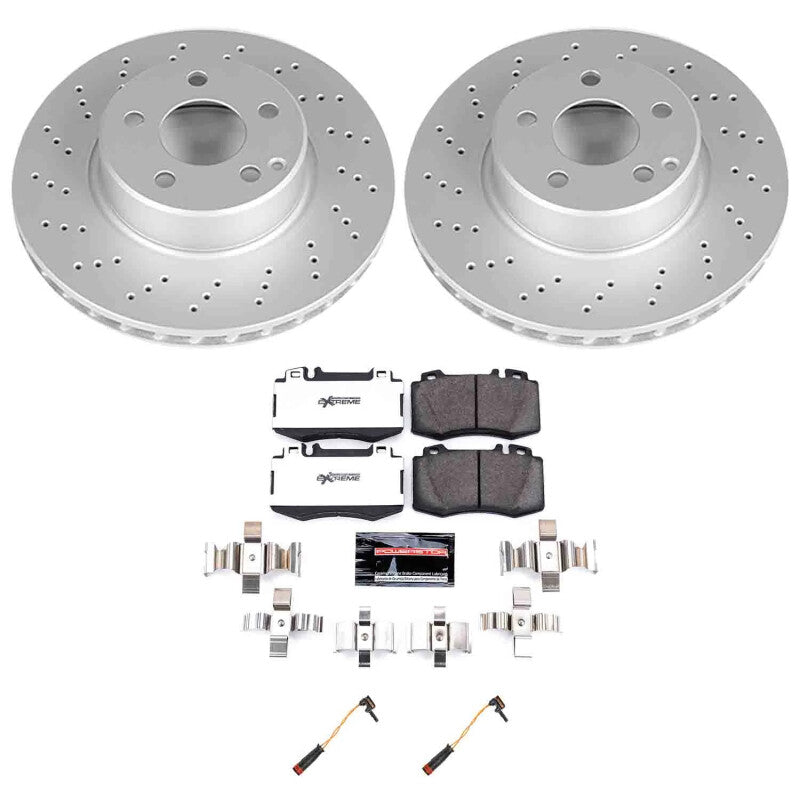 Power Stop 03-06 Mercedes-Benz CL500 Front Z26 Coated Brake Kit