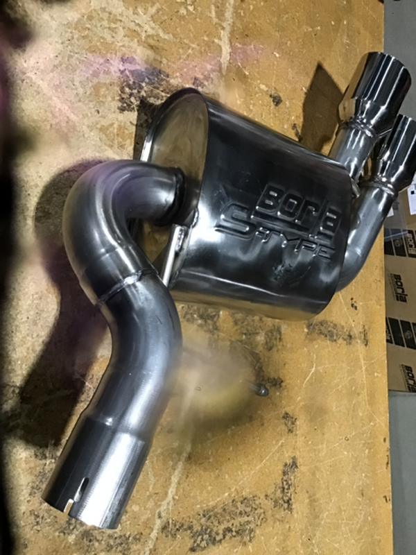 Borla 2016 Chevy Camaro 6.2L AT/MT S-Type Rear Section Exhaust w/o Dual Mode Valves (OpenBox)