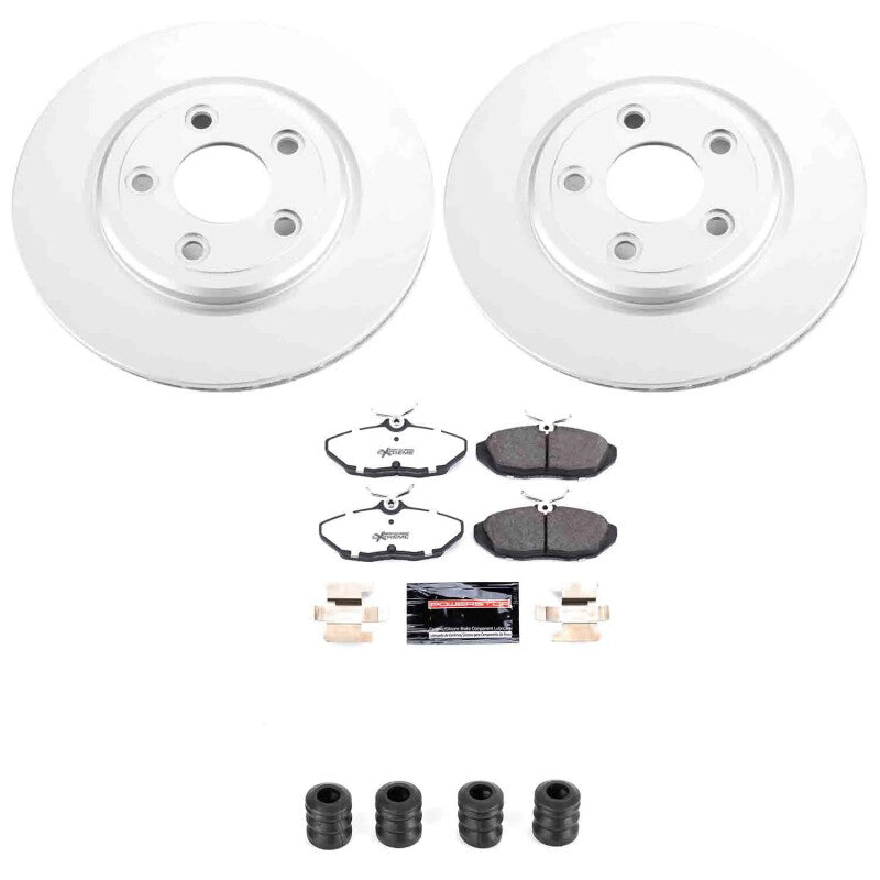 Power Stop 00-02 Jaguar S-Type Rear Z26 Coated Brake Kit