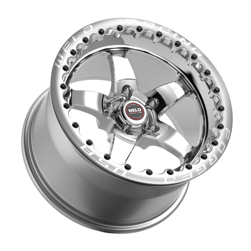 Weld S71 Beadlock 15x11/5x115/6.5 BS/3.18 HB-Polished Center-Polished Shell-Polished SBL MT Wheel