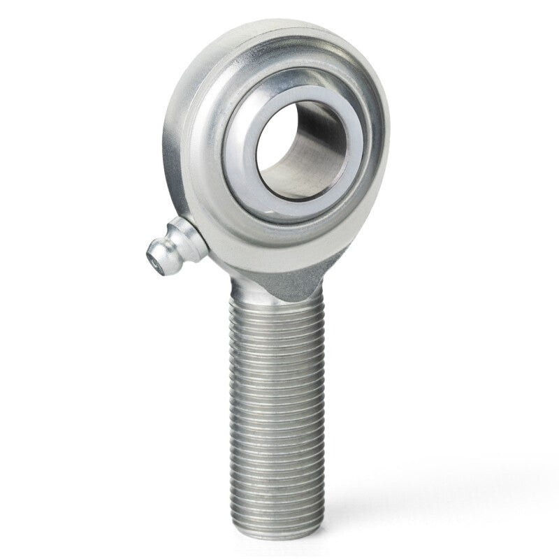 QA1 C Series 2-Pc Rod End - Male/Left Hand - 10mm Bore x M10x1.5 w/Zerk - Carbon Steel