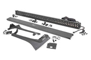 LED Light Kit | Windshield | 50" BLK Dual Row | Amber DRL | Jeep Gladiator JT/Wrangler JL (18-26)
