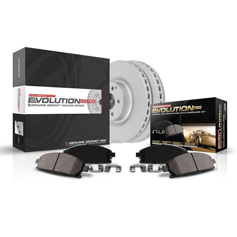 Power Stop 2023 Kia Niro Front and Rear Z17 Coated Brake Kit