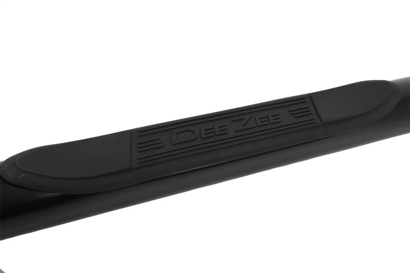 Dee Zee 14-19 Chevrolet Silverado Tubes - 3In Round Black Steel CrewCab