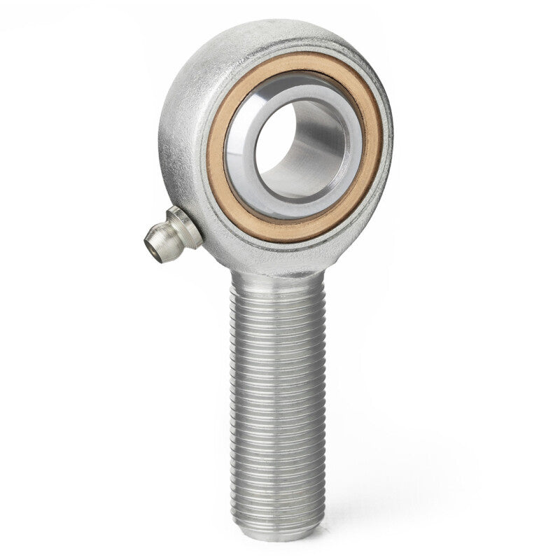 QA1 V Series 3-Pc Rod End - Male/Right Hand - 8mm Bore x M8x1.25 w/Zerk - Carbon Steel