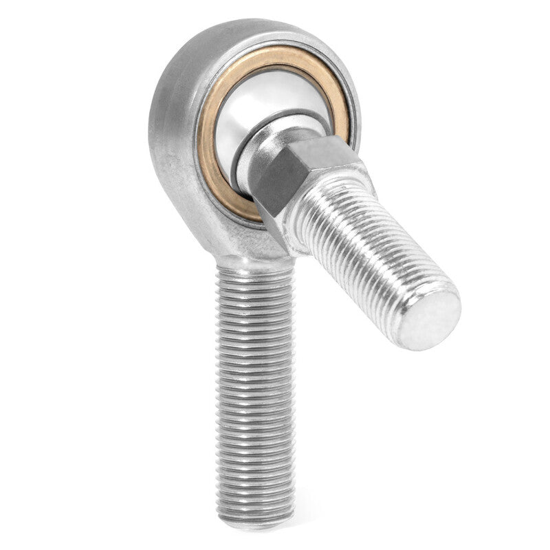 QA1 V Series 3-Pc Rod End - Male/Right Hand - 5mm Bore x M5x.08 w/Stud - Carbon Steel