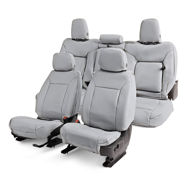 Covercraft 24-25 Ford F250-F550 King Ranch Leatherette PrecisionFit Front Seat Covers - Light Grey