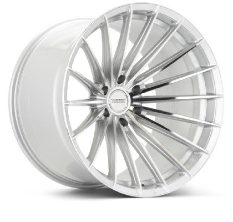 Vossen HFX-4 24x10 - 6x135 - ET25 - Deep Face - 87.1 - Silver Polished Wheel