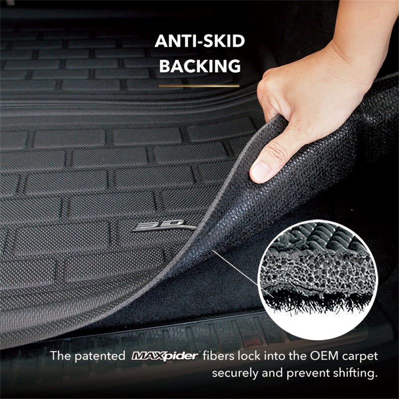 3D MAXpider 2025 Polestar 3 Kagu Black Cargo Liner