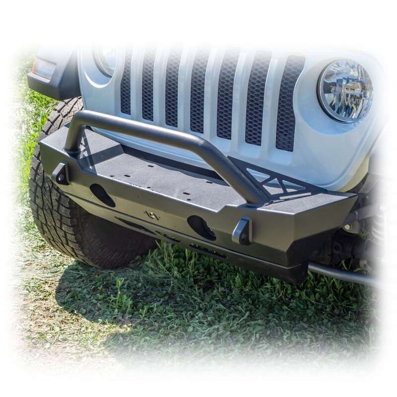 Turn Offroad 07-25 Jeep JK/JL/JT Front Bumper w/ Bolt-On Bull Bar & Skid Plate