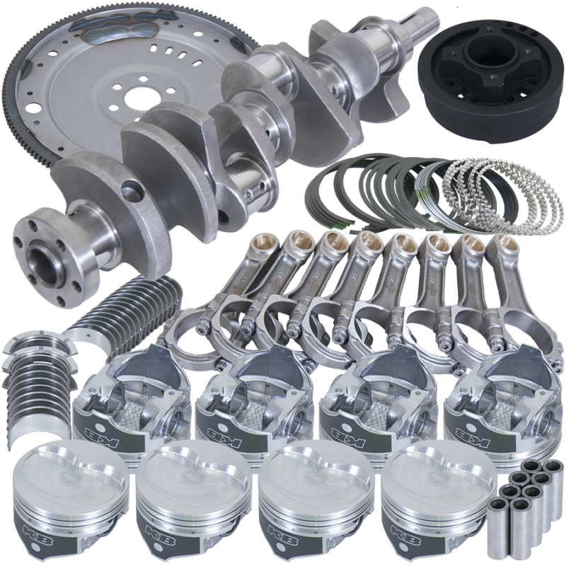 Eagle Ford 302 3.400in Crank 5.400in I-Beam Rods 4.040in Pistons 164 Tooth FW Balanced Assembly