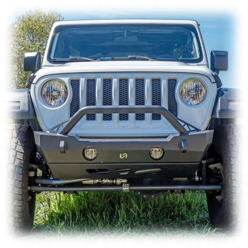 Turn Offroad 07-25 Jeep JK/JL/JT Front Bumper w/ Bolt-On Bull Bar & Skid Plate