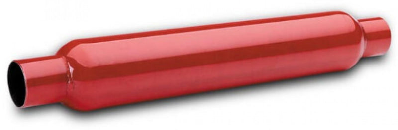 Flowtech Muffler, 2" Red Hot Glasspack Exhaust Muffler