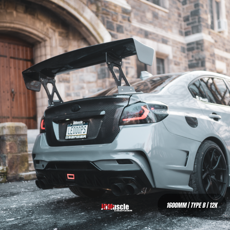 JDMuscle 15-21 WRX/STI VS Style Full Carbon Fiber Euro GT Wing