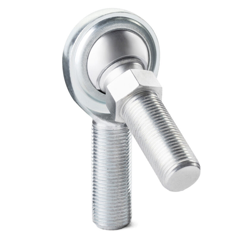 QA1 C Series 2-Pc Rod End - Male/Left Hand - 14mm Bore x M14x2.0 w/Stud - Carbon Steel