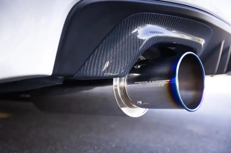 GReddy PE-TR Rolled Tip-Burnt-Ti L 130mm x 115mm