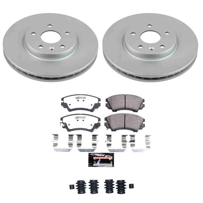 Power Stop 10-15 Chevrolet Camaro Front Z26 Coated Brake Kit