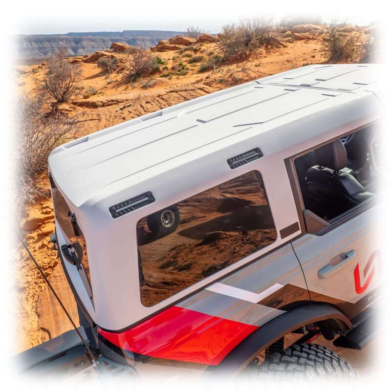 Turn Offroad 21-26 Ford Bronco Hard Top (4Dr) White/Badge Delete & Black Foam Headliner/Wiper & Defr