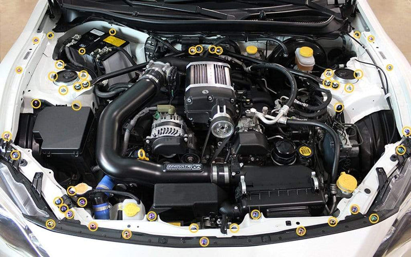 Dress Up Bolts Stage 2 Titanium Hardware Engine Bay Kit - Subaru BRZ (2013-2020)