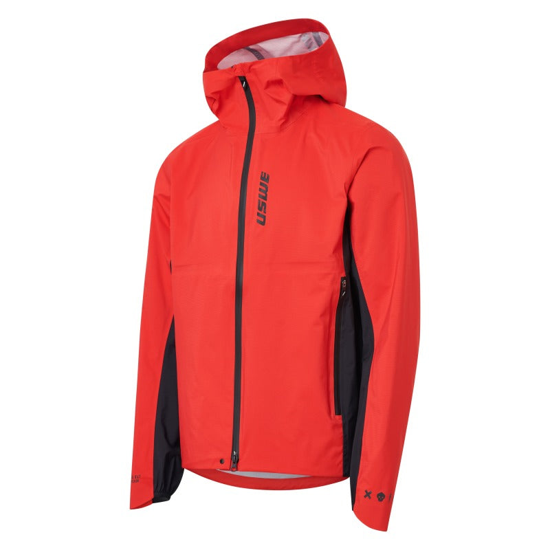 USWE Waterproof  MTB Jacket Flame Red - Large