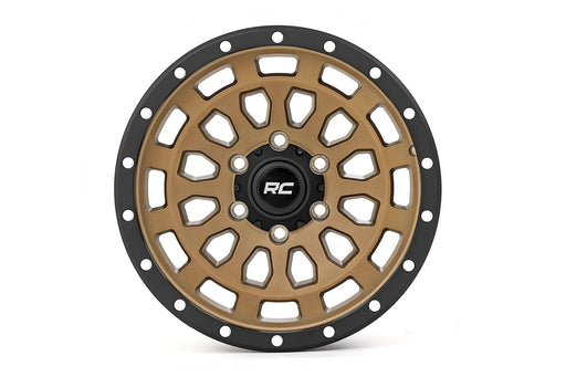 Rough Country 87 Series Wheel | Simulated Beadlock | Bronze/Black | 17x8.5 | 6x5.5 |+25mm