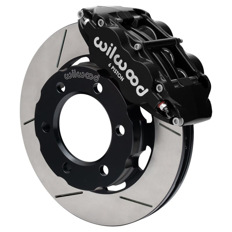 Wilwood 71-91 Chevy Blazer Forged Dynalite Front Brake Kit w/ 12.19in Slotted Rotor - Black