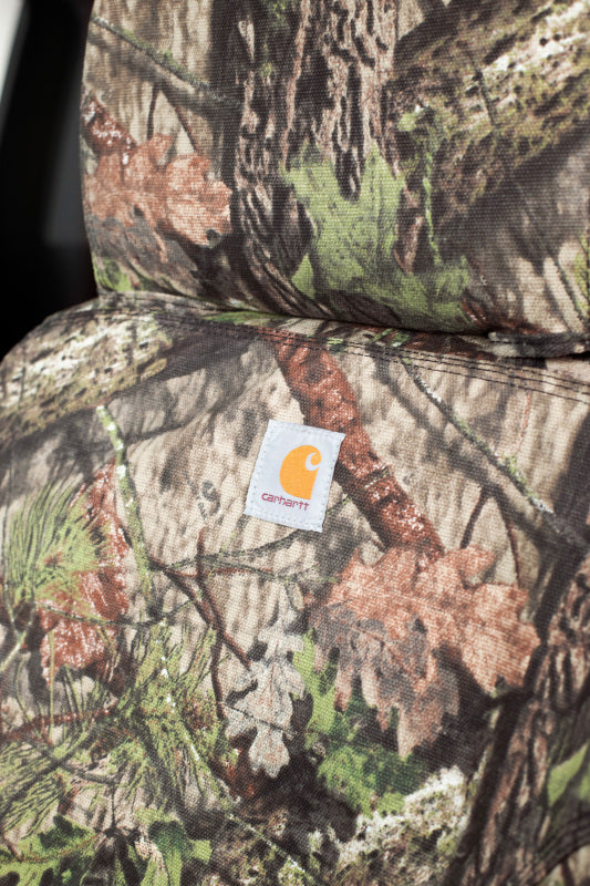 Covercraft 18-24 Jeep Wrangler Carhartt Camo SeatSaver Custom Second Row Seat Covers - Mossy Oak