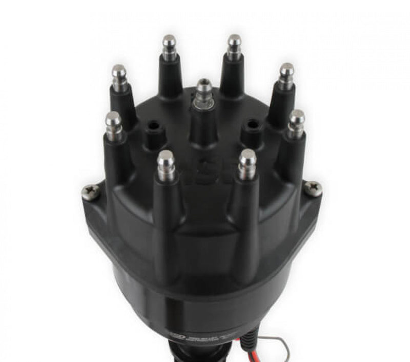 MSD Ready-to-Run Black Marine Distributor Ford 351C-460, Steel Gear