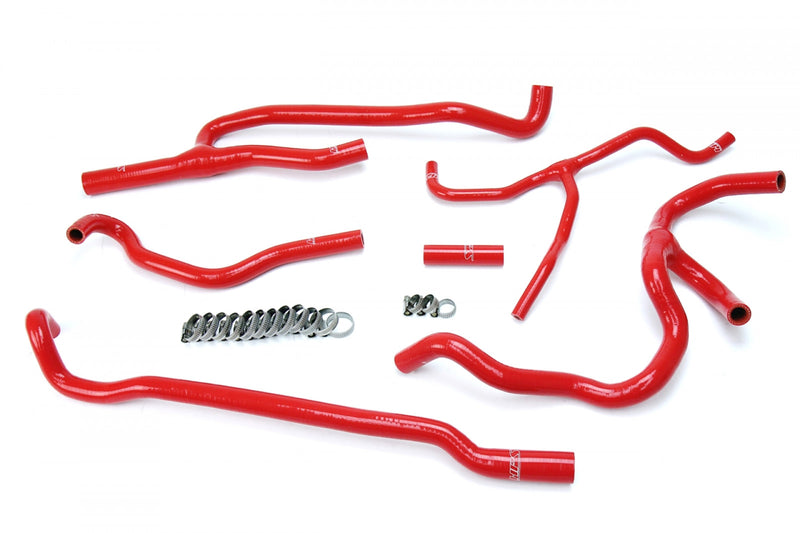 HPS Red Reinforced Silicone Heater Hose Kit Coolant for Chevy 16+ Camaro SS Coupe 6.2L V8