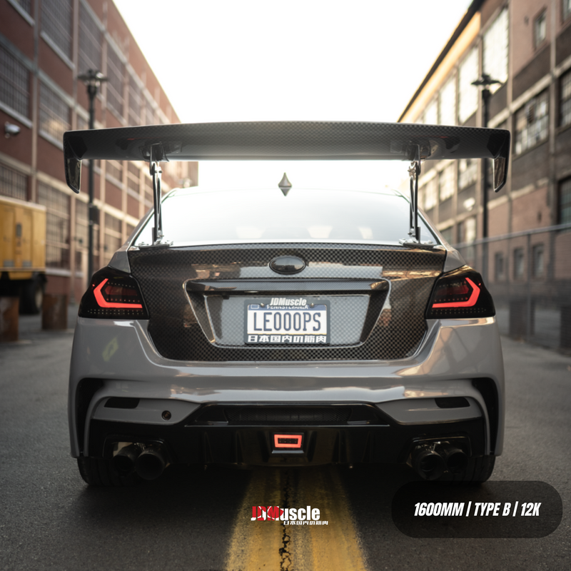 JDMuscle 15-21 WRX/STI VS Style Full Carbon Fiber Euro GT Wing