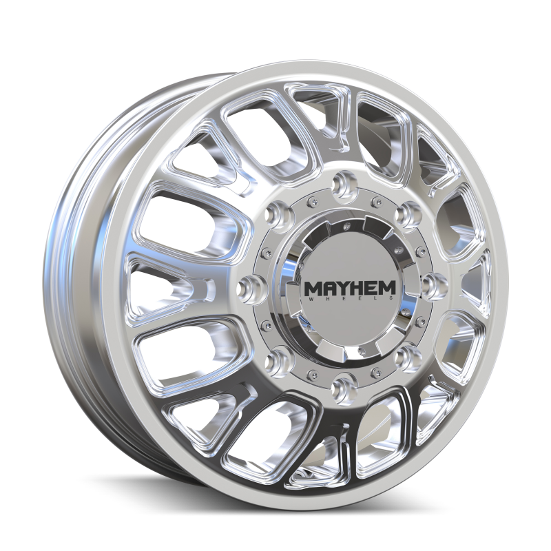 Mayhem Cogent Dually 8107D 17x6.5 8x210 BP 125mm Offset 154.2mm Bore Polished Wheel