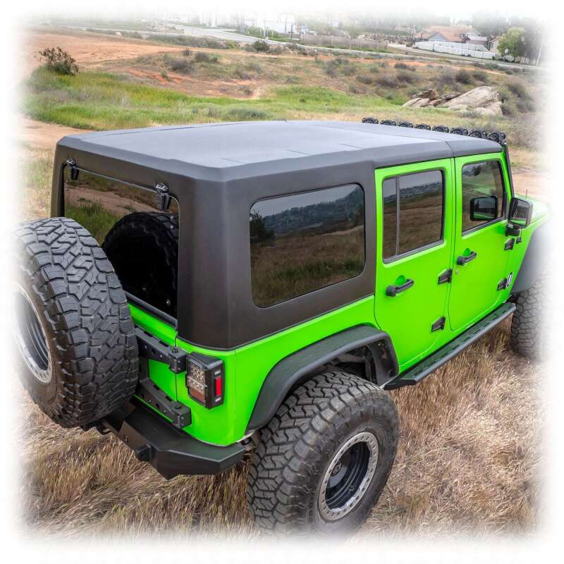 Turn Offroad 07-18 Jeep JK 4 Door Squareback Hardtop 2-Piece - White