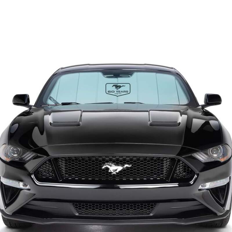 Covercraft 05-09 Ford Mustang Coupe - All UVS100 Custom Sunscreen with Mustang 60 Years Logo