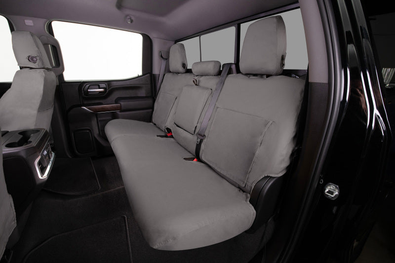 Covercraft 19-26 Mercedes-Benz Sprinter Polycotton SeatSaver Custom Front Row Seat Covers-Misty Grey