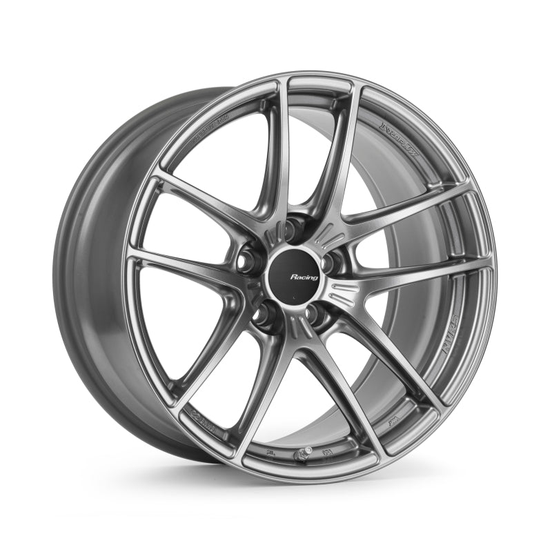 Enkei NVR5 17x8in / 5x114.3 BP / ET40 / 75mm Bore - Dark Hyper Silver Wheel