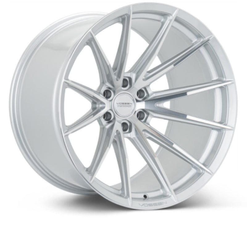 Vossen HFX-2 19x8.5 - 5x112 - ET42 - Flat Face - 66.5 - Silver Polished Wheel
