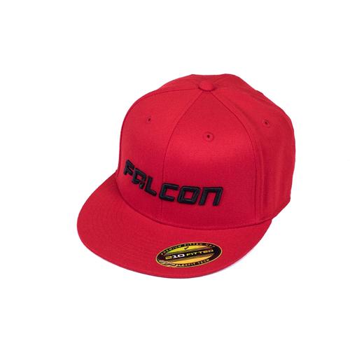 FLAT VISOR HAT - RED/BLACK - LG/XL