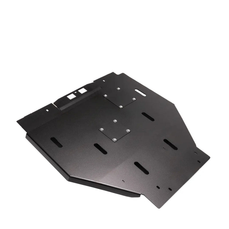 Cali Raised 2024+ Toyota Tacoma Transmission Skid Plate - Hybrid / Steel / Powder Coat