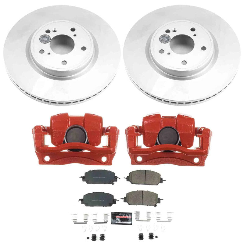 Power Stop 17-25 Honda CR-V Front Z23 Coated Kit w/Powder Coated Calipers