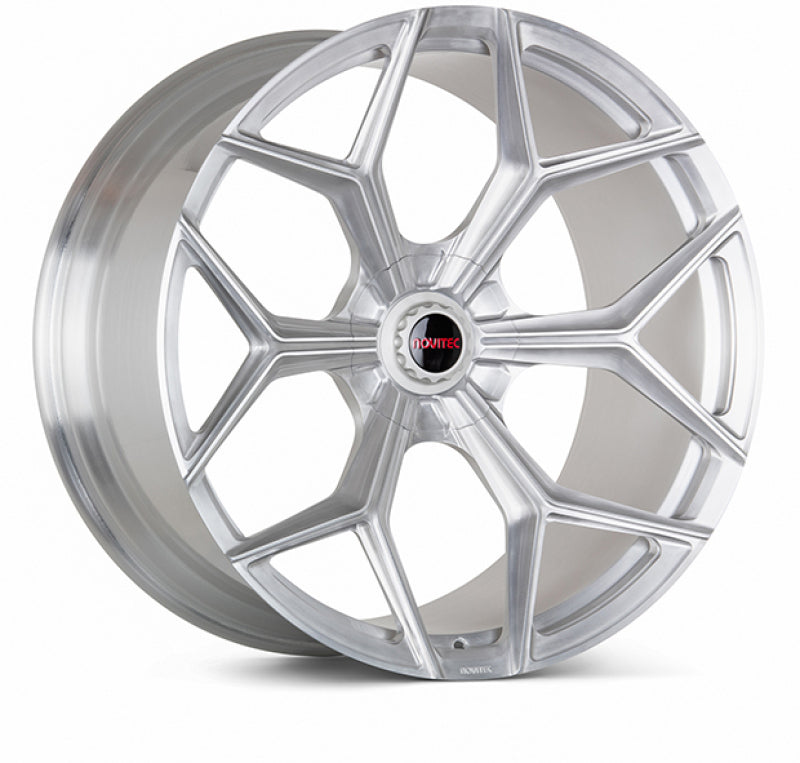 Vossen x Novitec NL4-5L 23x12in - 5x130 BP - ET15 - Brushed Gloss Clear Lamborghini Urus Rear Wheel