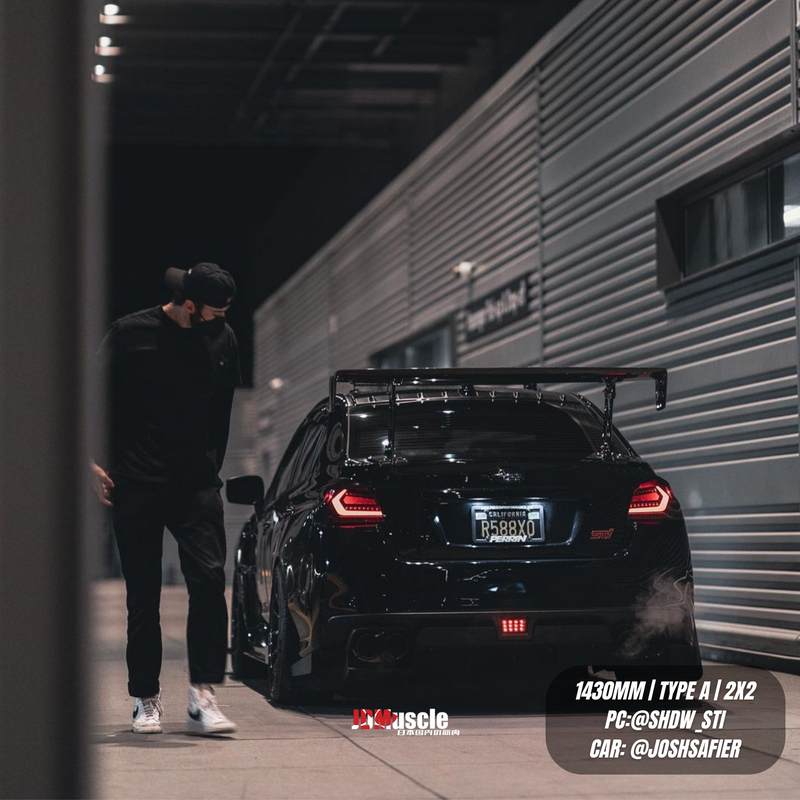 JDMuscle 15-21 WRX/STI VS Style Full Carbon Fiber Euro GT Wing