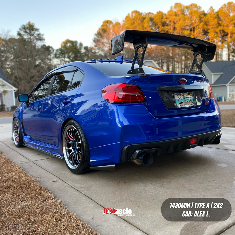 JDMuscle 15-21 WRX/STI VS Style Full Carbon Fiber Euro GT Wing