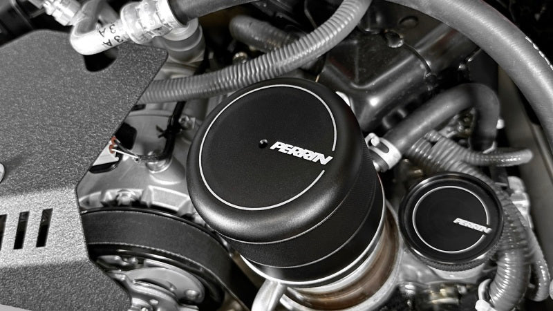 Perrin [15-25 WRX, 13-25 BRZ, 22-25 GR86] Oil Filter Cover Black | PSP-ENG-716BK