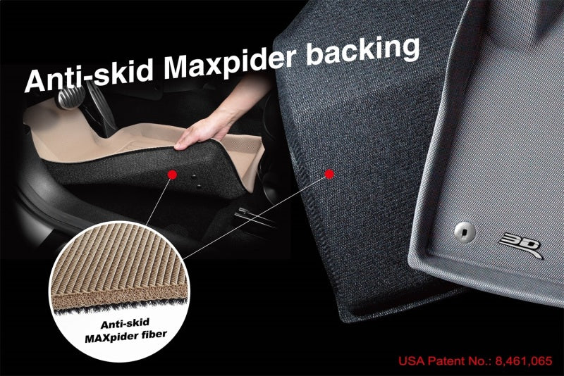 3D MAXpider 15-23 Jeep Cherokee Maxtrac Black R1 R2