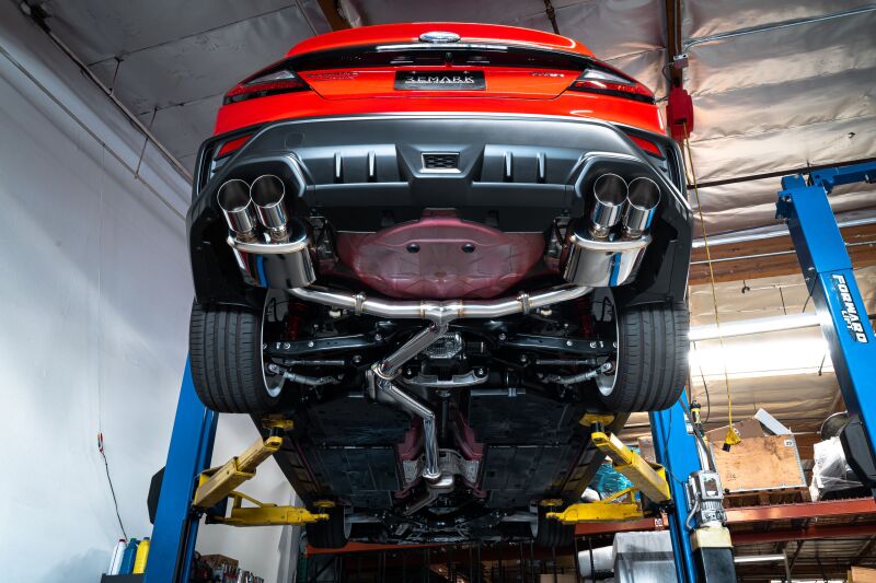 REMARK 22+ Subaru WRX VB Stainless Steel Quad Tip Catback Exhaust - Resonated
