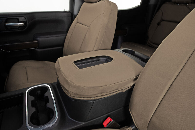 Covercraft 11-18 Dodge Ram Endura PrecisionFit Custom Second Row Seat Covers - Tan/Tan
