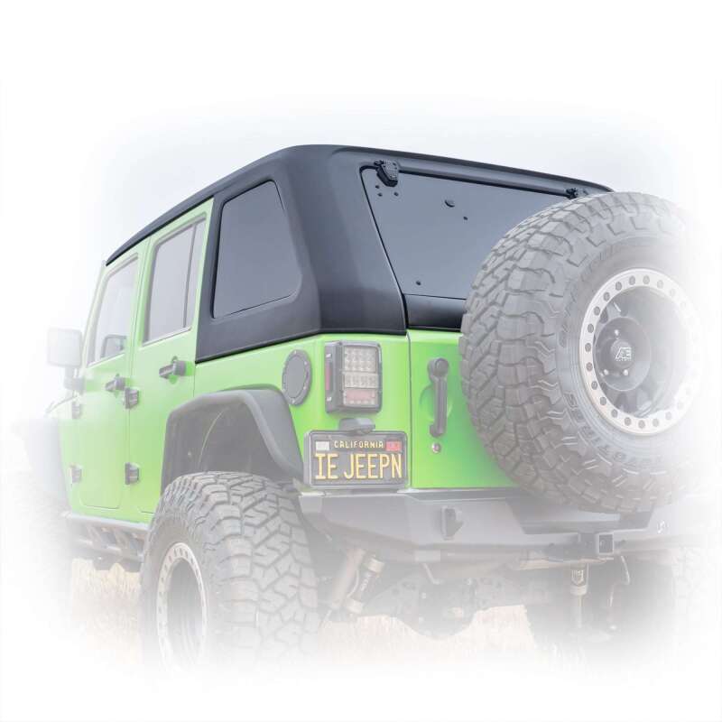 Turn Offroad 2007-2018 Jeep JK 4 Door Fastback Hardtop 1 Piece Primer (Paintable)