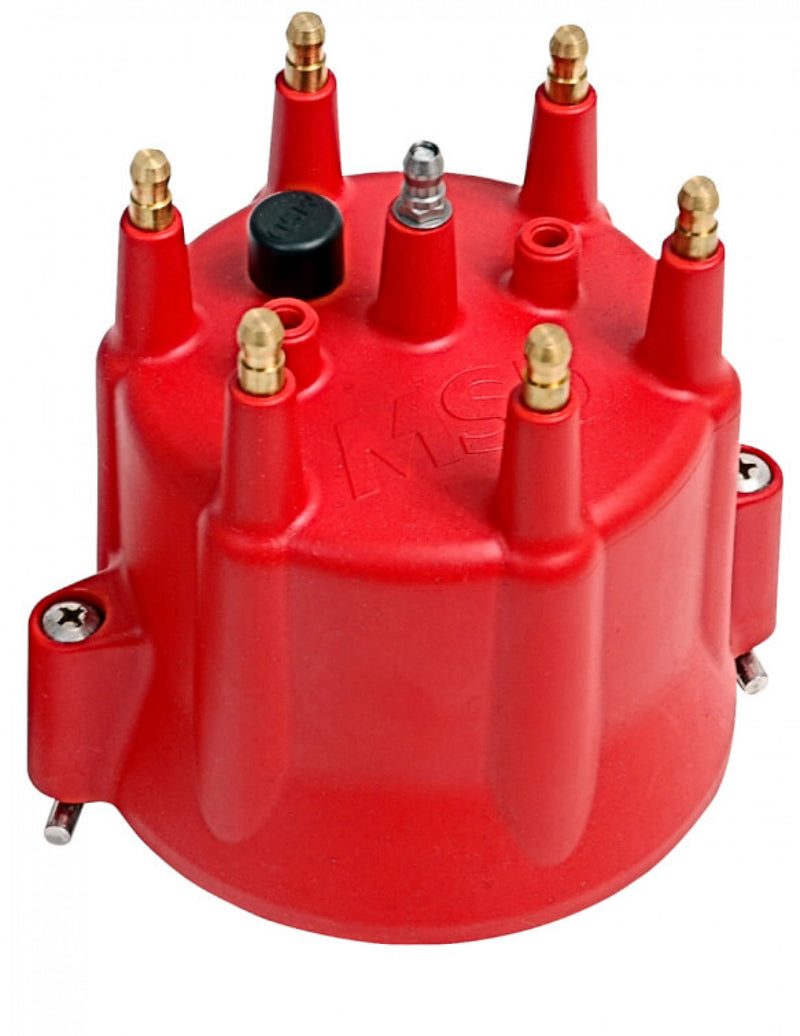 Chevy MSD 6 Cylinder HEI Distributor Cap w/Retainer