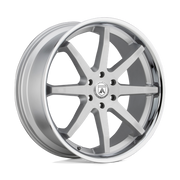 ABL32 22X9.5 6X5.5 BRUSH SLV CHR LP 30MM